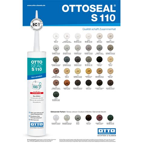 Ottoseal Colour Chart