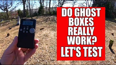 Do Ghost Spirit Boxes Really Work First Test YouTube