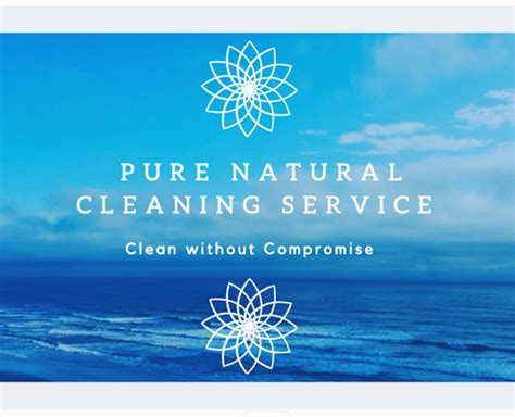 Pure Natural Cleaning Service House Cleaning Service