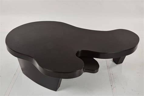 Table is cast in bronze, in any size including a fabulous dining room version. Unique Free-Form Coffee Table Embossed in Black Leather ...