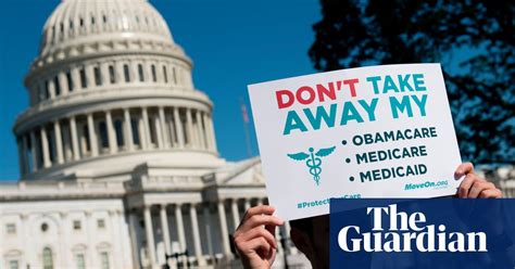 Us Healthcare Uninsured Rate At Highest Level Since 2014 Survey Finds Us News The Guardian