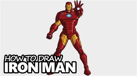 This is a lesson on how to draw iron man, and we continue. How to Draw Iron Man - Easy Step by Step Drawing Tutorial ...
