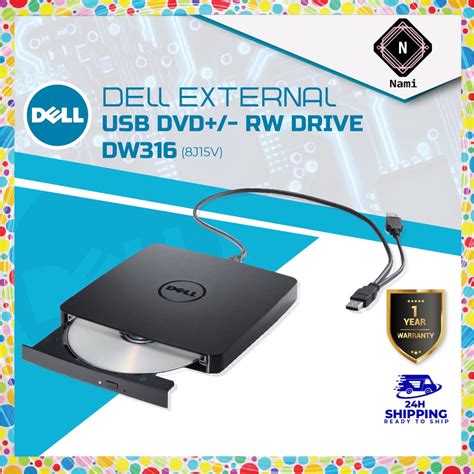 Dell Dw316 Usb Slim External Dvd Rw Drive Dvd Rw Shopee Malaysia