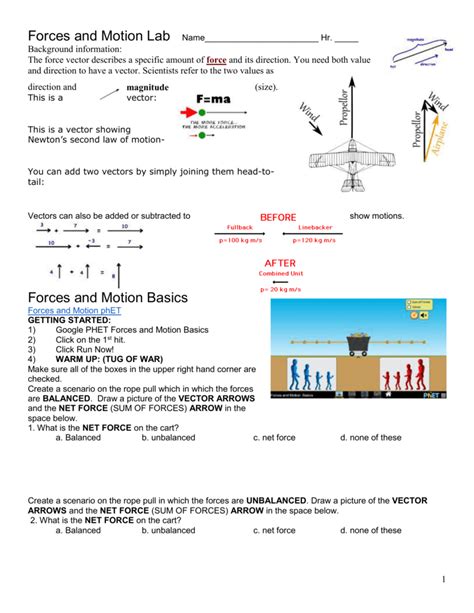 .forces and motion simulation lab let's investigate the relationship between mass, force and acceleration. Forces, Motion and Moving Man pHet simulation