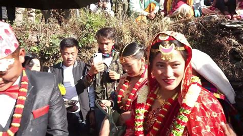 traditional nepali wedding limbu wedding in village limbu culture youtube