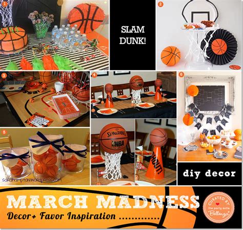 Diy March Madness Themed Party Decorations And Favors