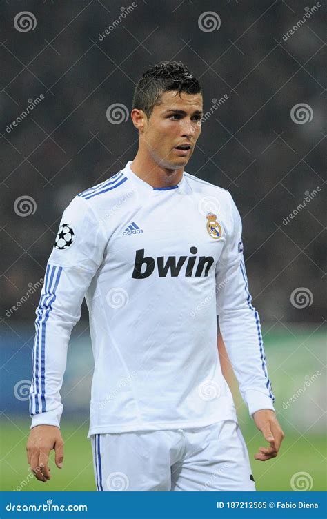 Cr7cristiano Ronaldo In Action During The Match Editorial Image