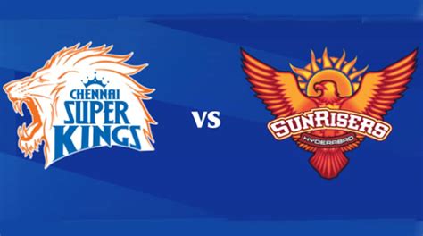Chennai Super Kings Vs Sunrisers Hyderabad Indian Premier League 2020