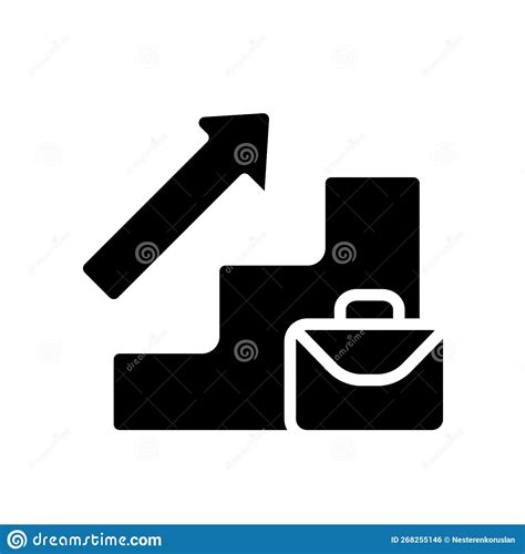 Career Black Glyph Icon Stock Vector Illustration Of Occupation