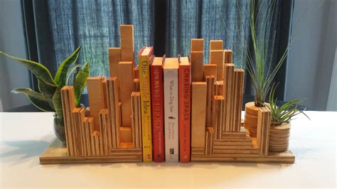The vase filler will also act as an anchor for whatever object you choose to put in your bookends. Handmade Wood Bookends | Wood bookends, Handmade wood, Decor