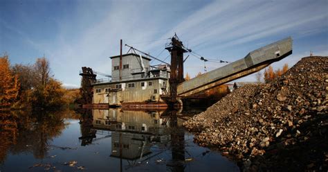 Enjoy a close up view of the trans alaska pipeline and a presentation about it's construction and operation. Gold Dredge 8, Fairbanks | Roadtrippers