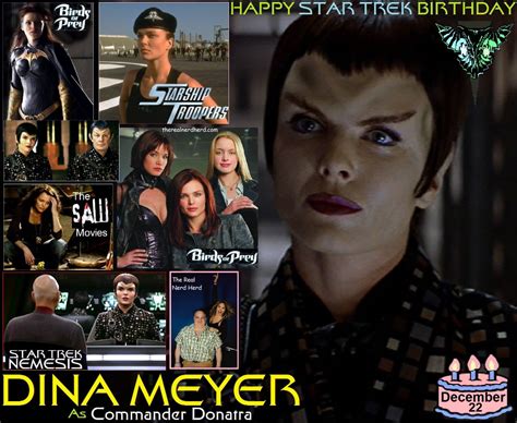 Happy Birthday Dina Meyer Born December 22 1968 Today In Nerd