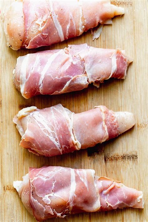 Prosciutto Wrapped Chicken Breast With Fontina Cooking For Keeps