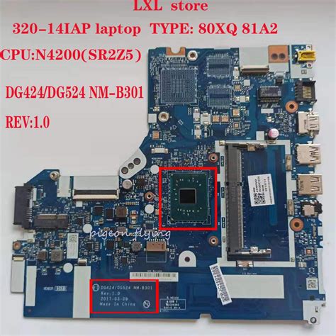 Placa Base 320 14iap Para Portátil Lenovo Ideapad Dg424dg524 Nm B301