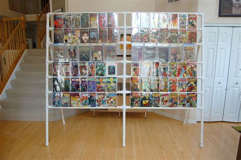How To Build A Dealer Display Rack Out Of Pvc Comic Book Collecting