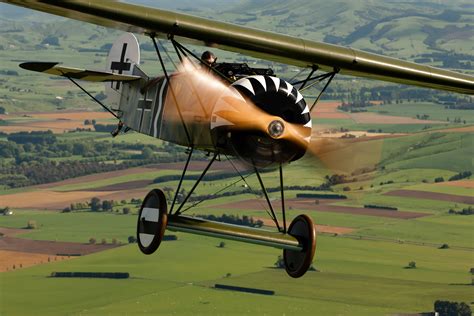 Fokker Dviii In Flight The Vintage Aviator