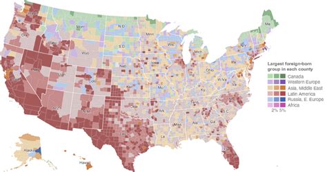 Infographics Maps Music And More Where Immigrants Settled