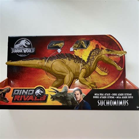 Jurassic World Suchomimus Mega Dual Attack Action Figure Dino Rivals 2108046745