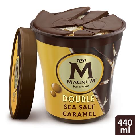 Magnum Ice Cream Tub Double Sea Salt Caramel 148 Oz