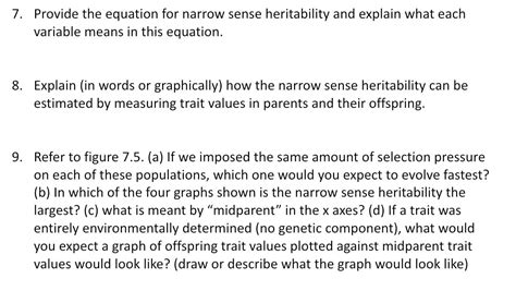 Provide The Equation For Narrow Sense Heritability