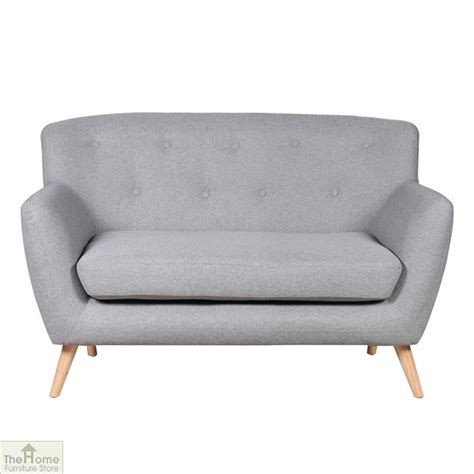 Kingston Fabric 2 Seat Sofa Light Grey The Home Furniture Store