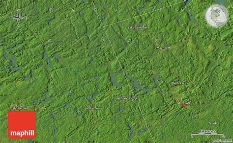 Satellite Map Of Bancroft