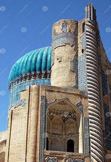 The Shrine Of Khwaja Abu Nasr Parsa Or Green Mosque In Balkh