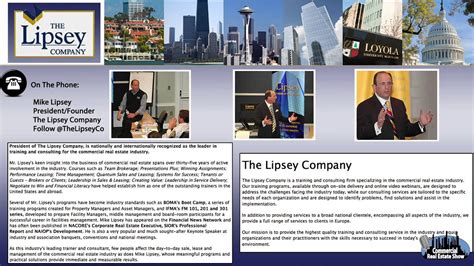 Lipsey Performance Leasing Commercial Real Estate Show Youtube