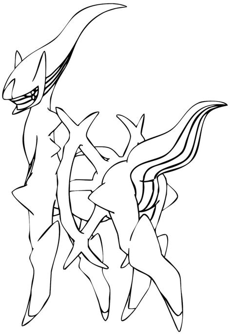 arceus lineart by Elsdrake on DeviantArt | Pokemon coloring pages