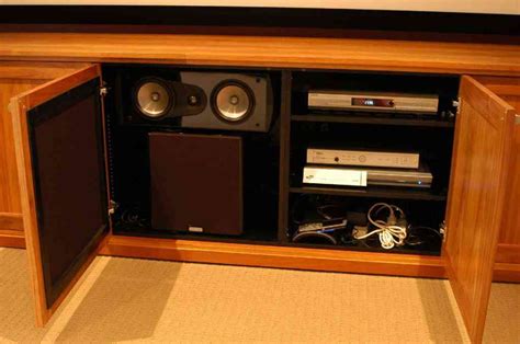 I'm using them to illuminate two separate sections in a 48 inch wide cabinet in which i keep my stereo gear, vinyl records and cds. Home Theater Equipment Cabinet - Decor IdeasDecor Ideas