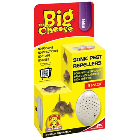 The advanced pest repeller from the big cheese uses a combination of swept ultrasound and electromagnetic action to drive rodent pests from the home. Big Cheese Sonic Pest Repeller Review