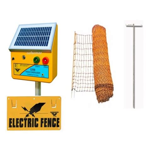 Netting Electric Fence Kit With Solar Energiser