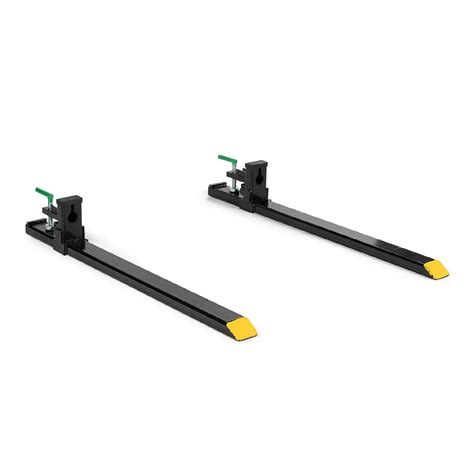 Titan Attachments Medium Duty 46 Clamp On Pallet Forks Rated 4000 Lb