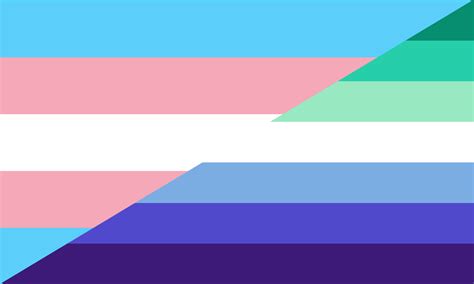 Identity Flag With Traditional Transmlm Flags Rlgbt