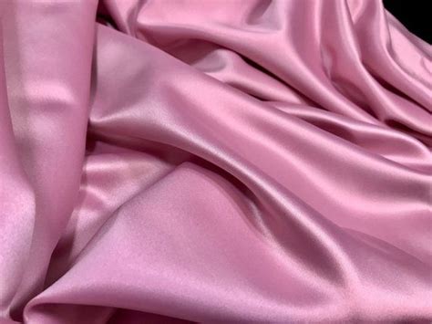 Bubble Gum Pink Polyester Peau De Soie Peau De Soie Etsy Canada