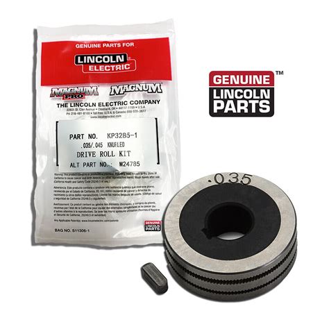 Genuine Lincoln Kp3285 1 Flux Cored Mig Wire Drive Roll 045 In 09 11 Mm Ebay