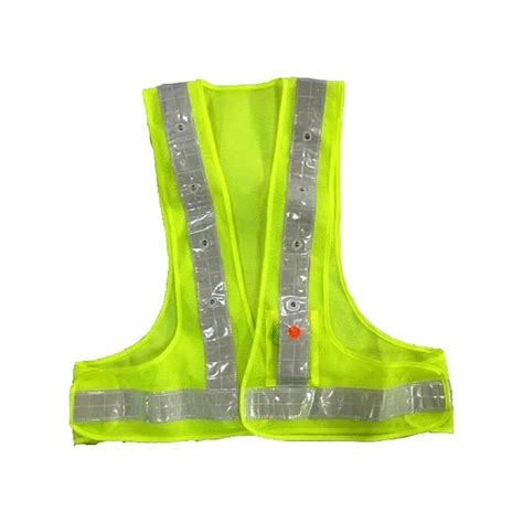 Safety Products Safety Vest Led Reflective Strip Green