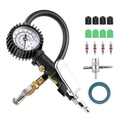 Commonly known as tire pressure, psi stands for per square inch , and is the standard method for measuring a tire's psi is measured by the notches on a standard tire pressure gauge or with a number reading on digital gauges. AUTO Tire Inflator Air Pressure Gauge with Rubber Hose ...