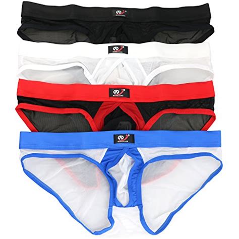 Buy Ikingsky Mens Ball Lifter Enhancing Underwear Sexy Low Rise Breathable Under Panties Pack