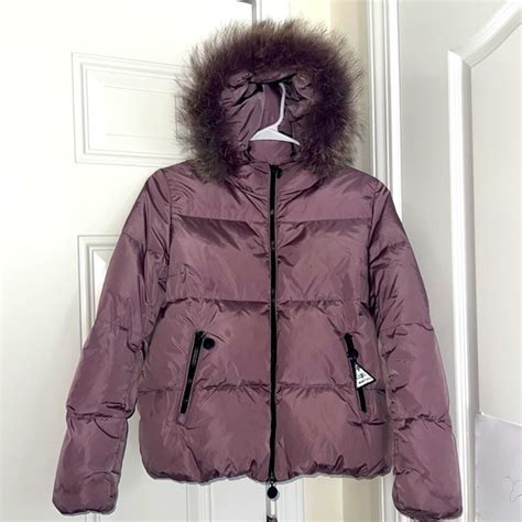 Moncler Jackets And Coats Moncler Giubbotto Chery Girls Down Fur Trim