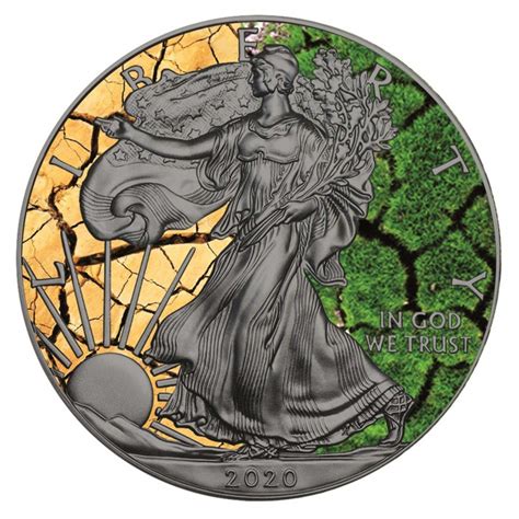 1 Oz Earth American Eagle 2020 Silver Coin Europa Bullion