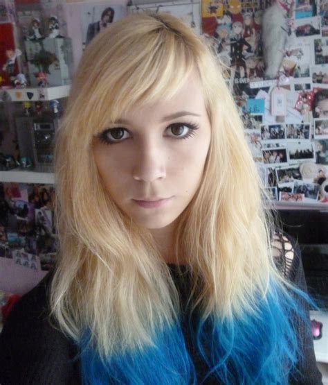 The /r/hairdye community is devoted to hair dye and dyed hair. Welcome to the madness~: Blue dip dye~