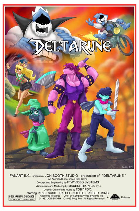 Deltarune 1983 Arcade Poster By Atariboy2600 On Deviantart