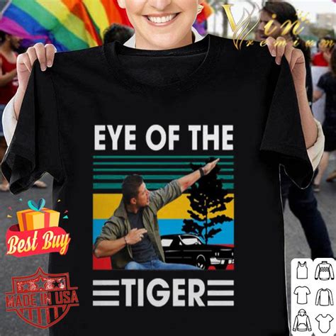 Dean Winchester Supernatural Eye Of The Tiger Vintage Shirt Hoodie