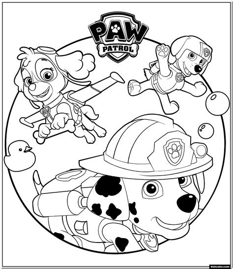 38 Chase Paw Patrol Free Coloring Pages