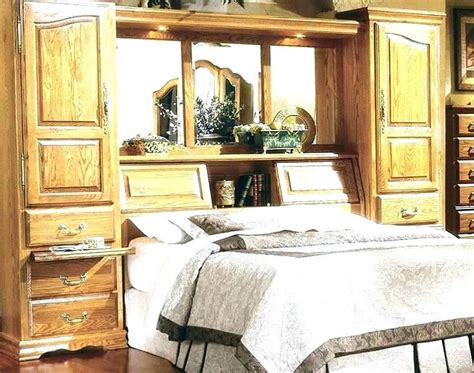 I actually screwed it right into the wall without attaching to the bed base. Queen Headboard With Storage And Lights - TopDekoration ...
