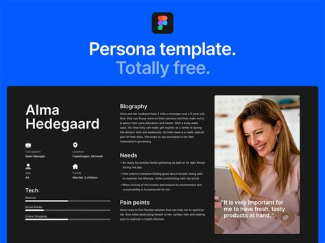 Download The Free Persona Template Figma Web Templates Freebiefy