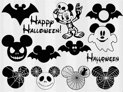 Mickey Halloween SVG Bundle Halloween clipart Disney cut