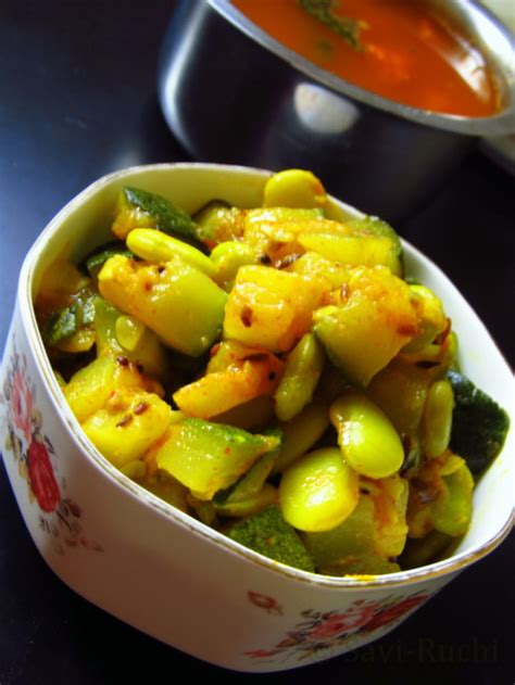 It can be substituted for bottlegourd in all indian style recipes. Savi-Ruchi: Lima Beans and Zucchini Palya | Zucchini Sabzi ...