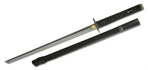 Practical Shinobi Ninjutsu Japanese Ninja Short Sword Clay Tempered Blk